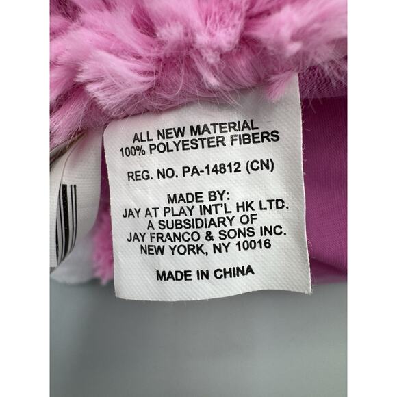 2013 Tummy Stuffers Pink Cat Jay Play Plush Stuffed Animal Holder Storage 15” - Picture 10 of 11